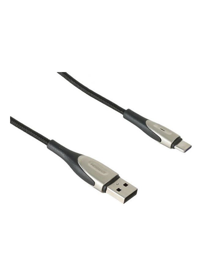 S-M411 Sharp Series Type-C Fast Charging Cable Black/Silver - v1625720908/N48954741A_1