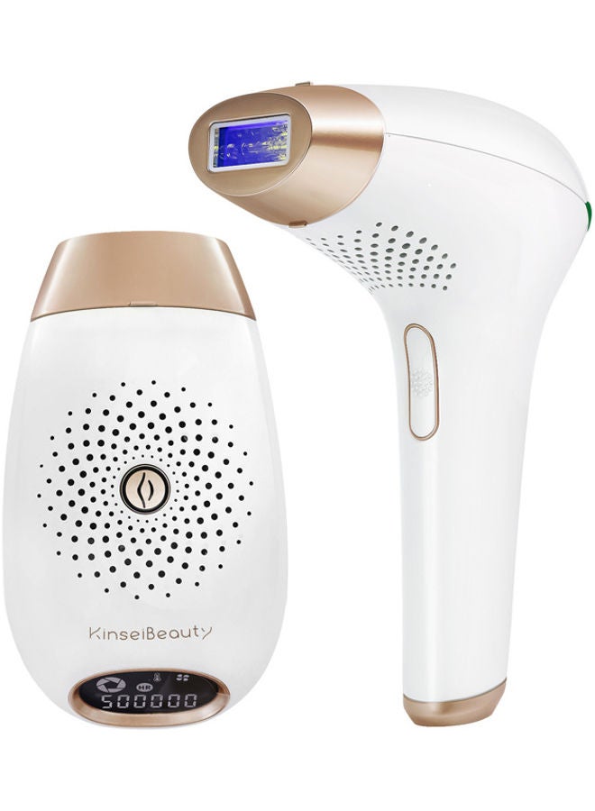 KinseiBeauty - Silky Smooth Hair Removal Epilator White/Gold - Image 1