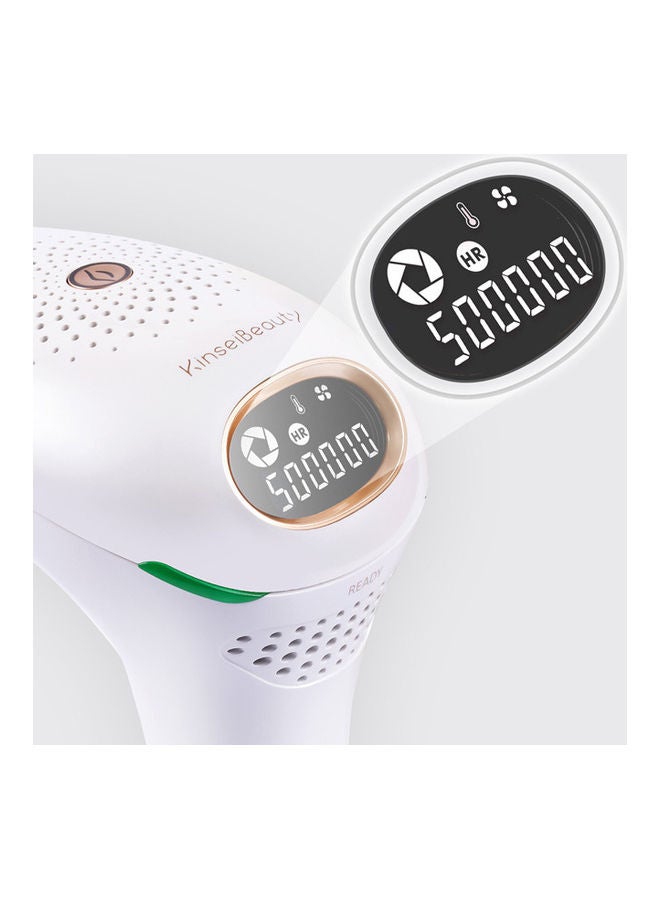 KinseiBeauty - Silky Smooth Hair Removal Epilator White/Gold - Image 1