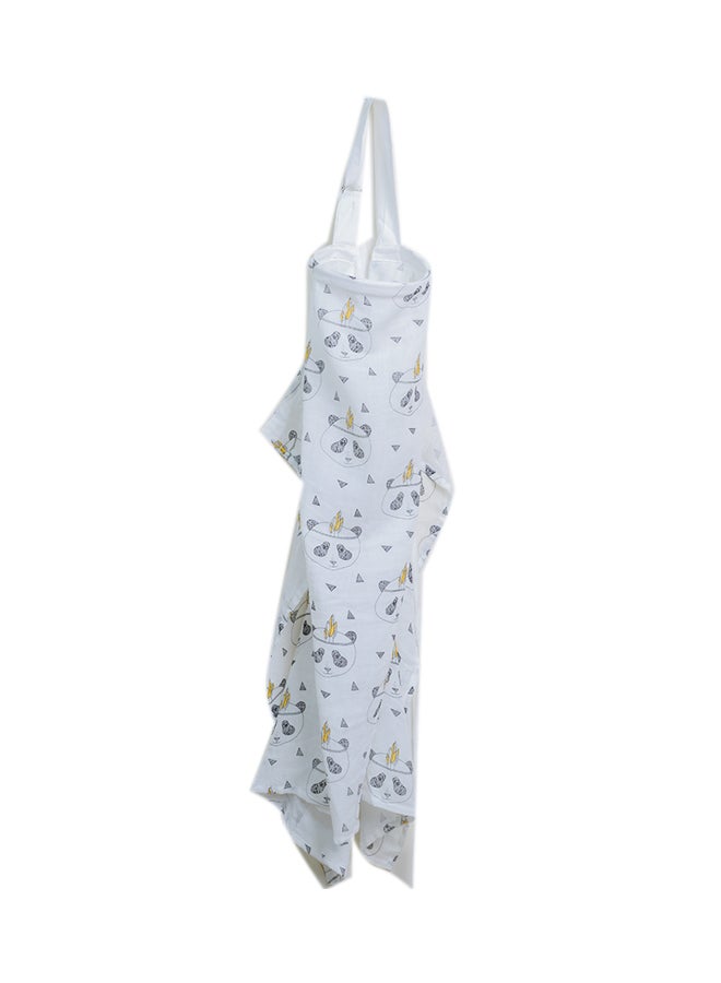 Lion Llama - Cotton Muslin Nursing Cover - Image 1