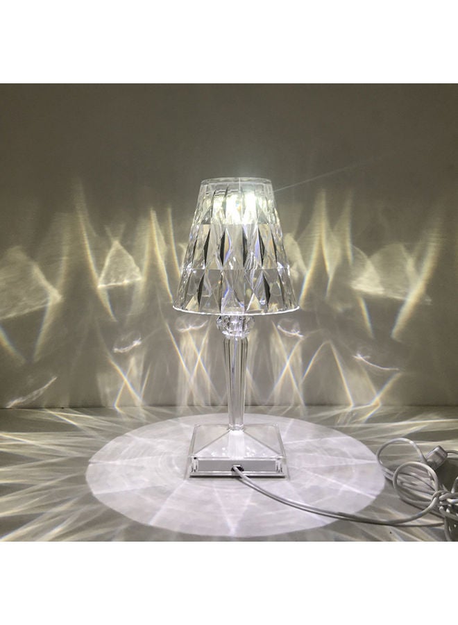 Acrylic Diamond Table Lamp White - Image 4