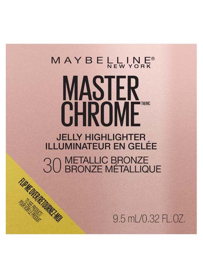 MAYBELLINE NEW YORK - Master Chrome Jelly Highlighter 30 Metallic Bronze - Image 1