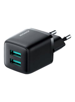 جوي روم شاحن جداري L-2A121 بمنفذين أسود  - Image 1
