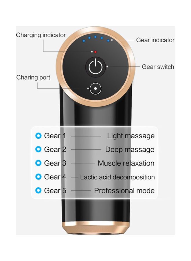 مسدس تدليك كهربائي لاسترخاء العضلات - Image 2