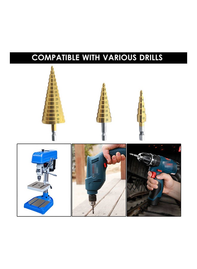 Hss Step Drill Bit Gold 6.50cm - Image 2