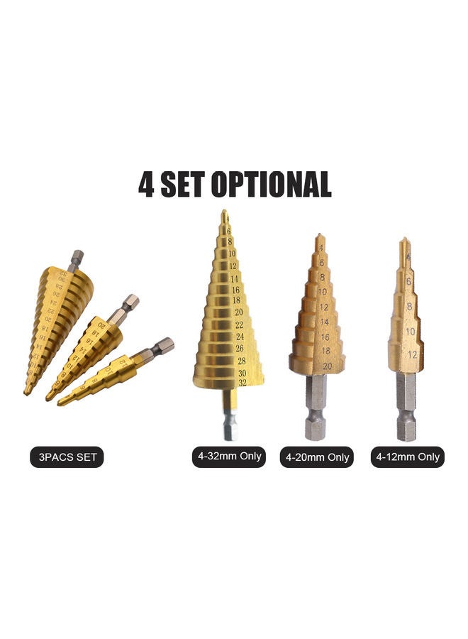Hss Step Drill Bit Gold 6.50cm - Image 3