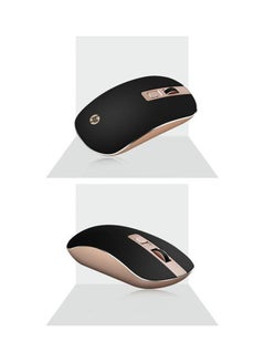 S4000 Wireless Mouse 2.4GHz Wireless Silent Portable Silm 1600dpi Laptop Optical Mice Black/Gold - v1625724431/N48954734A_2