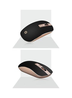 HP S4000 Wireless Mouse 2.4GHz Wireless Silent Portable Silm 1600dpi Laptop Optical Mice Black/Gold  - Image 2