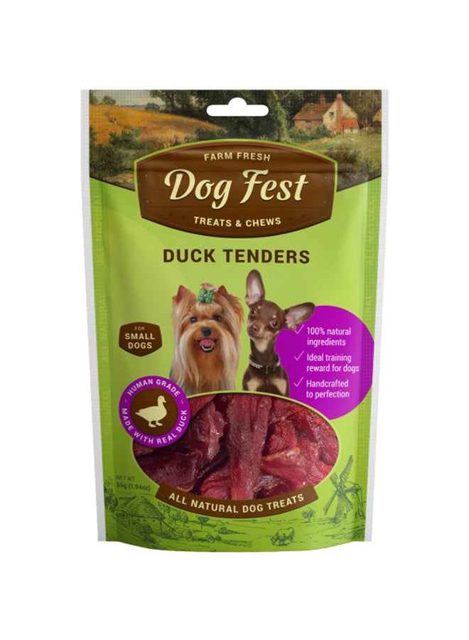 Dog Fest - Duck Tenders For Mini Dogs Treats 55grams - Image 1