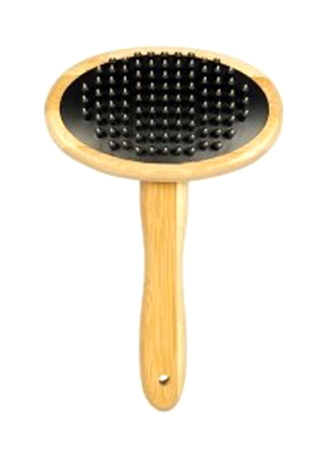 Bamboo Massage Brush Brown 19X12cm - v1625724887/N48779618A_1