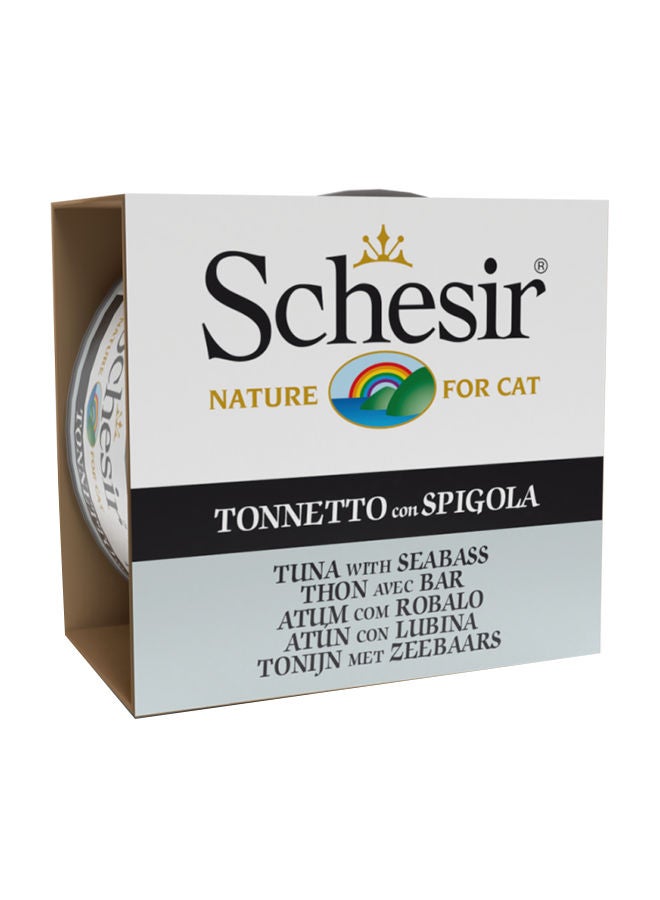 Schesir Tuna With Seabass Multicolour 85grams 