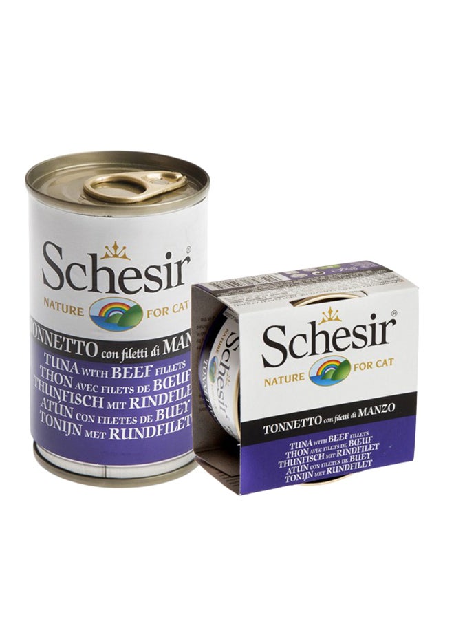 شيسر طعام رطب من لحم التونة 140جرام