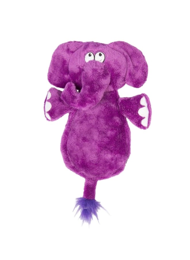 Duvo Pluche Elephant Dog Toy Suitable For Medium-Large Dogs Purple 35cm 