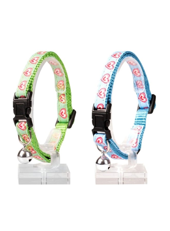Duvo Cat Collar Hearts Nylon Assorted One Size 