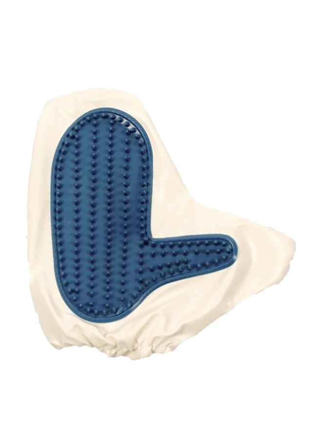 Duvo Complete Care Of  Dog Or Cat'S Coat Massage Glove Blue/White 