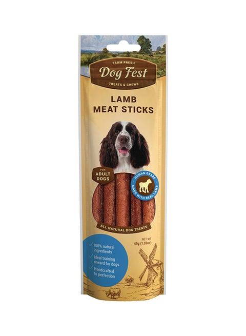 Lamb Meat Sticks Treats 45grams