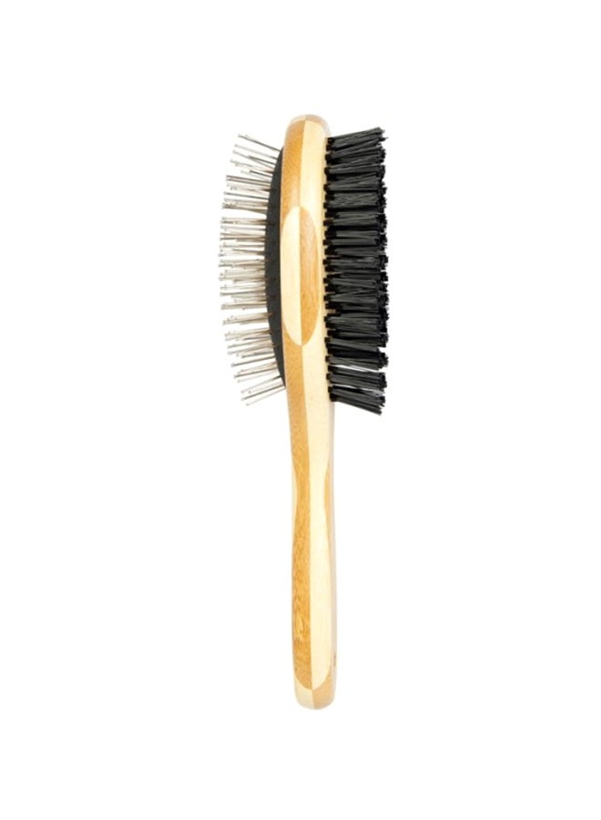 Duvo Bamboo 2 In1 Grooming Brush Large Multicolour  - Image 1