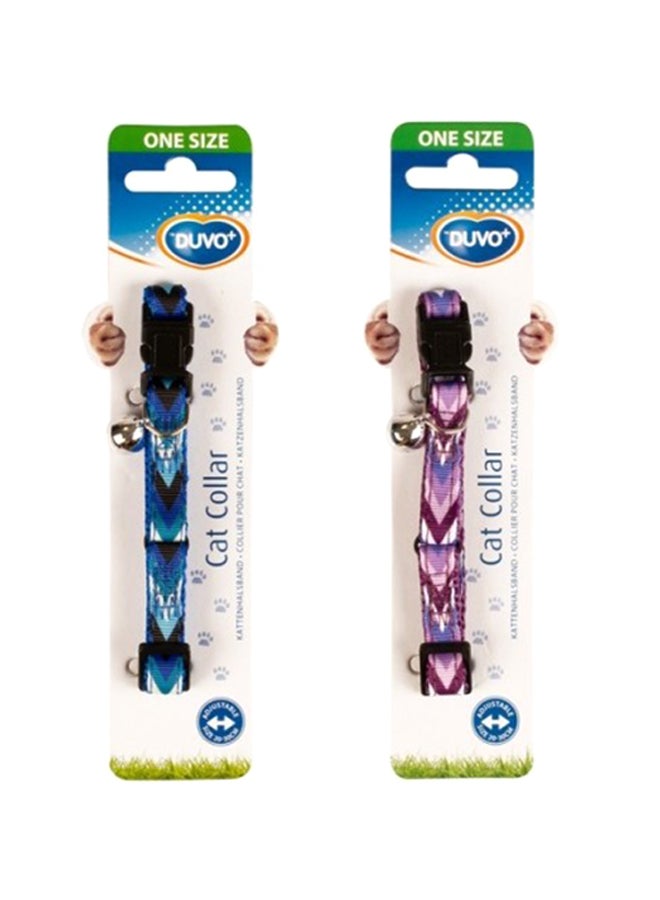 Duvo Assorted Glitter Colorful Nylon Cat Collar One Size - Image 2