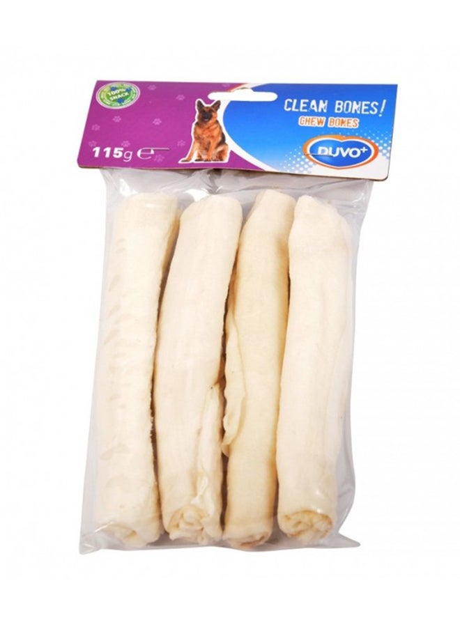 Duvo 4 Piece Clean Bone Chew Bones Multicolour 115grams - Image 2