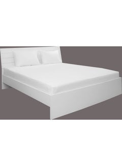 Hotel Linen Klub 2-Piece Anti Microbial Fitted Sheet Set Cotton White 120x200cm  - Image 2