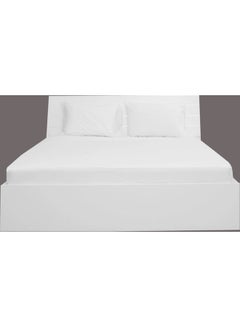 Hotel Linen Klub 2-Piece Anti Microbial Fitted Sheet Set Cotton White 120x200cm  - Image 4