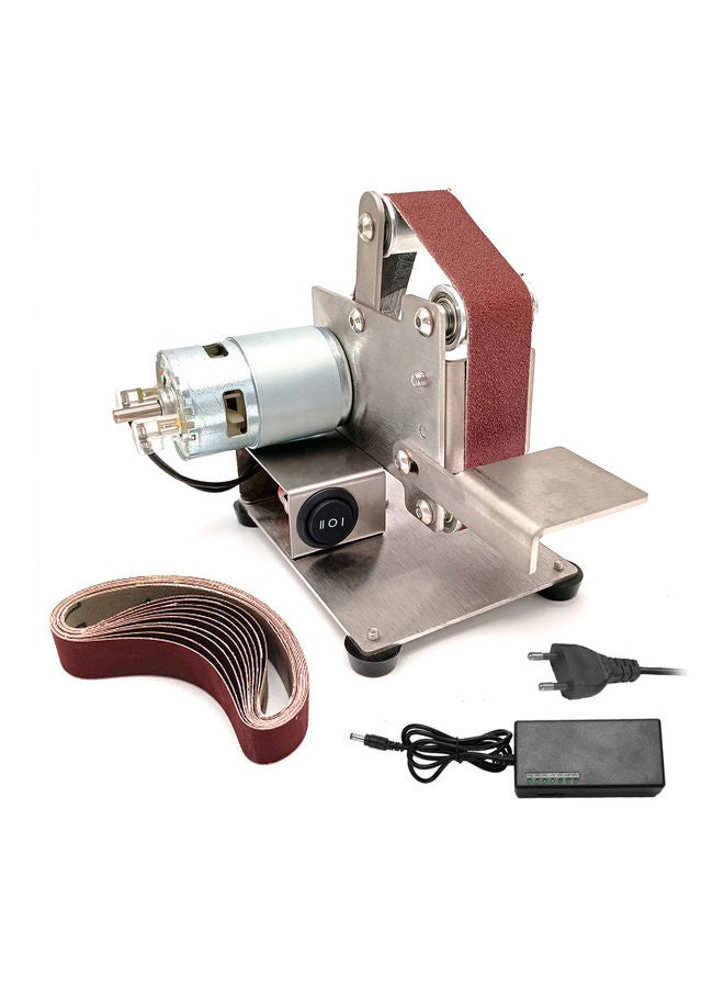 Multifunctional Mini Belt Sander Silver/Red  - Image 1