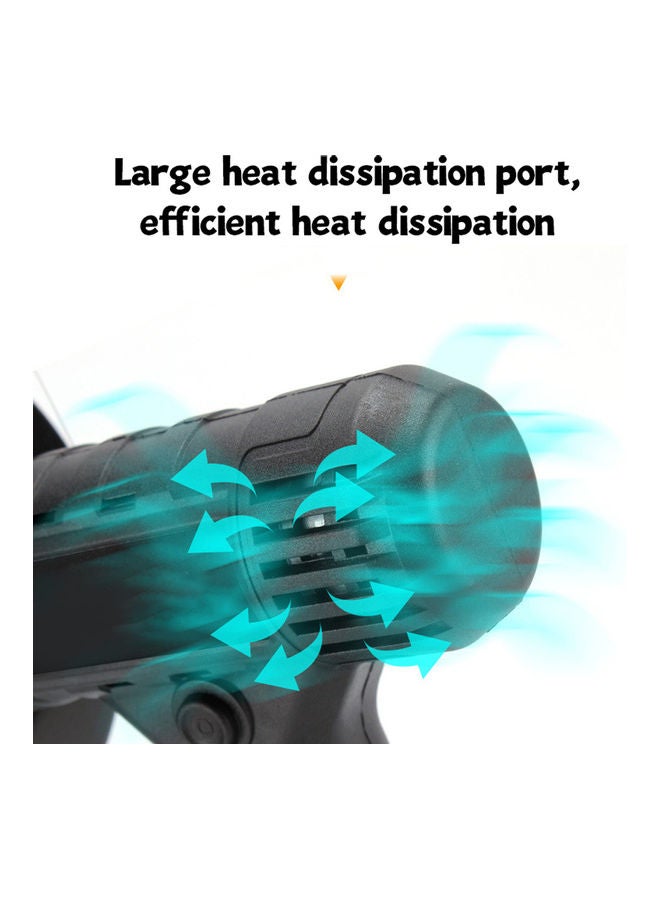 Mini Cordless Angle Angle Grinder Set Black - Image 3