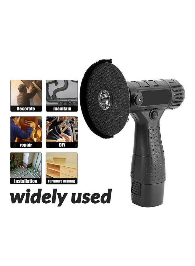 Mini Cordless Angle Angle Grinder Set Black - Image 4