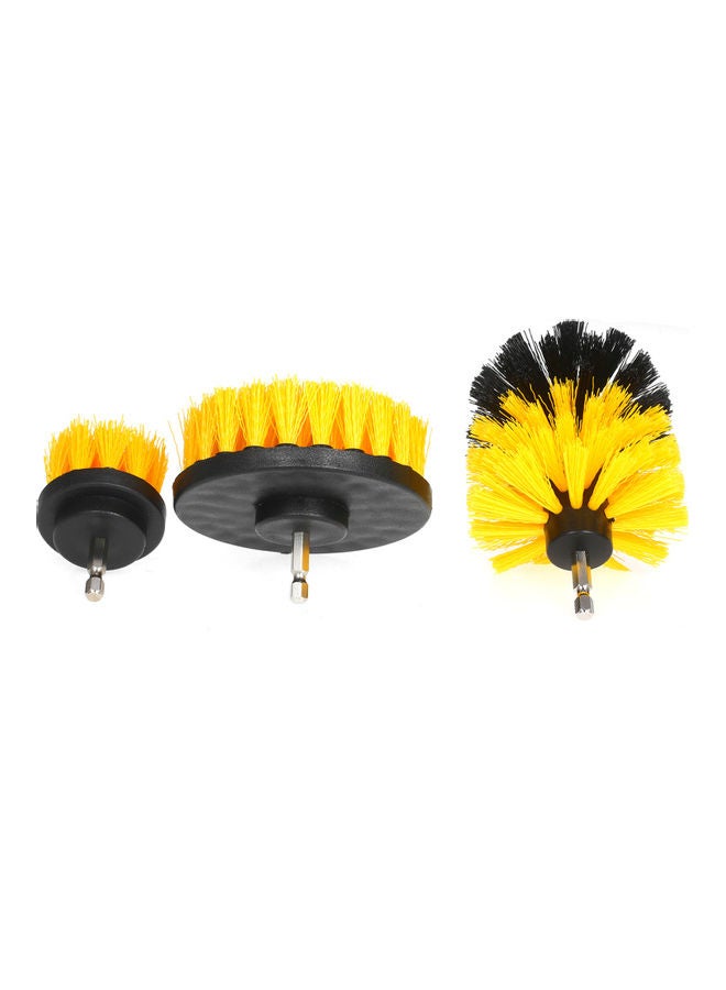 3-Piece Electric Brush Yellow/Black - Image 4