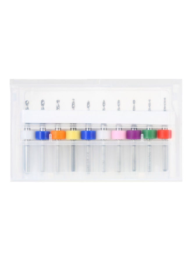 Generic - 10-Piece Tungsten Carbide Drill Bits Set Multicolour - Image 1