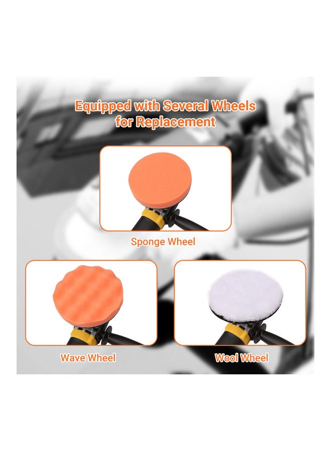 KKmoon Electric Polisher Black/Yellow - Image 3