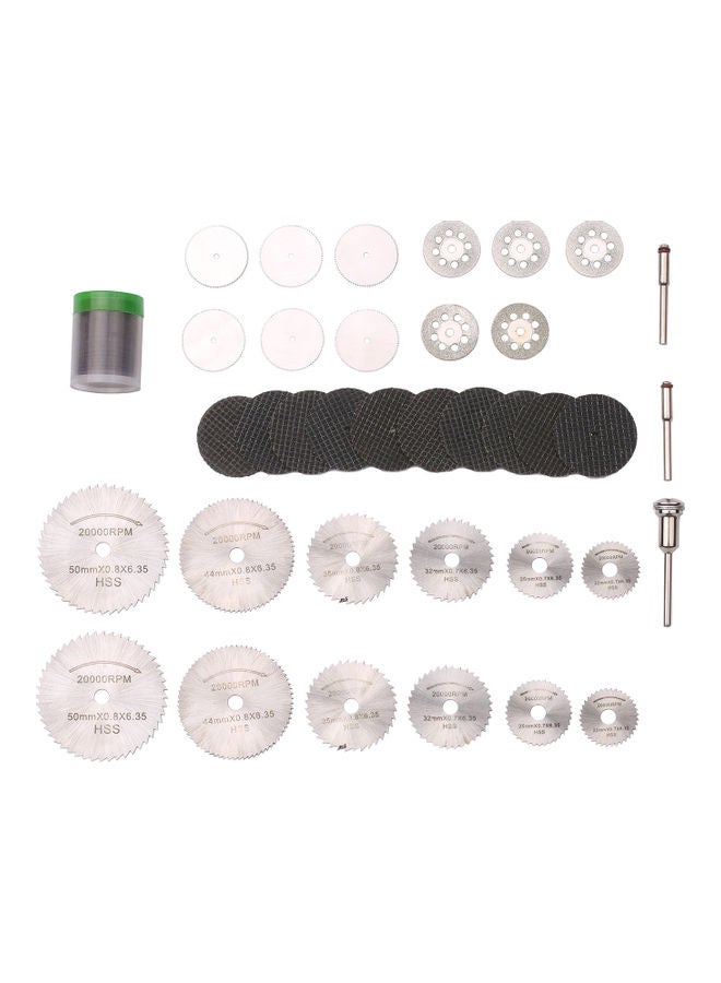 KKmoon 67-Piece Diamond Sand Paper Set Silver/Black - Image 1