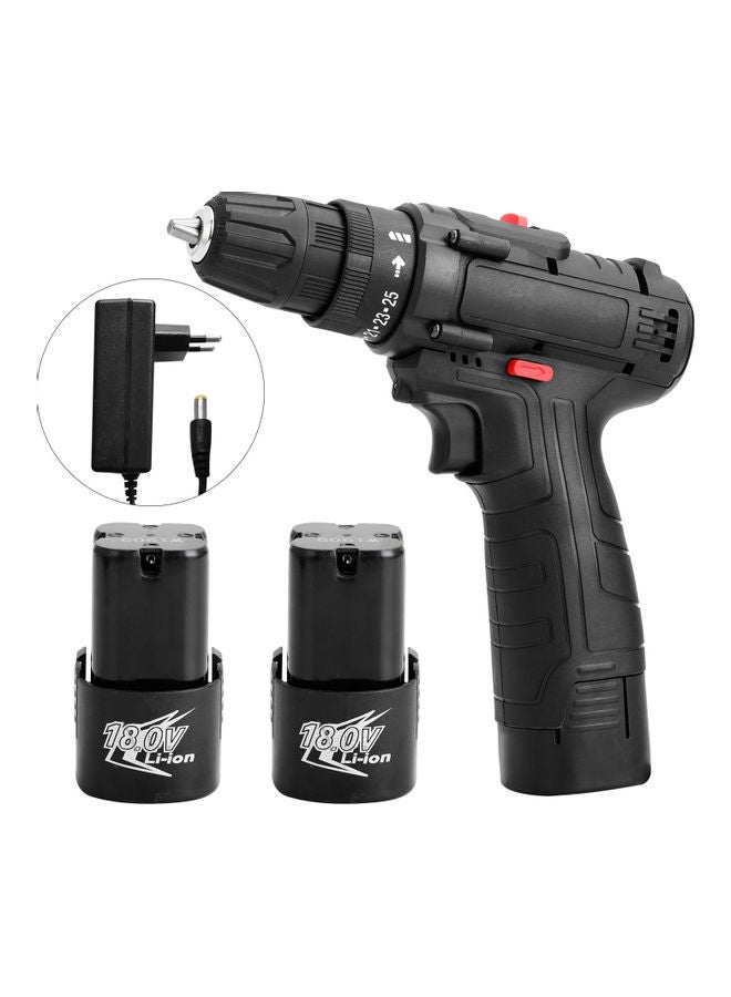 Generic Multifunctional Electric Drill Set Black/Silver/Red  - Image 1