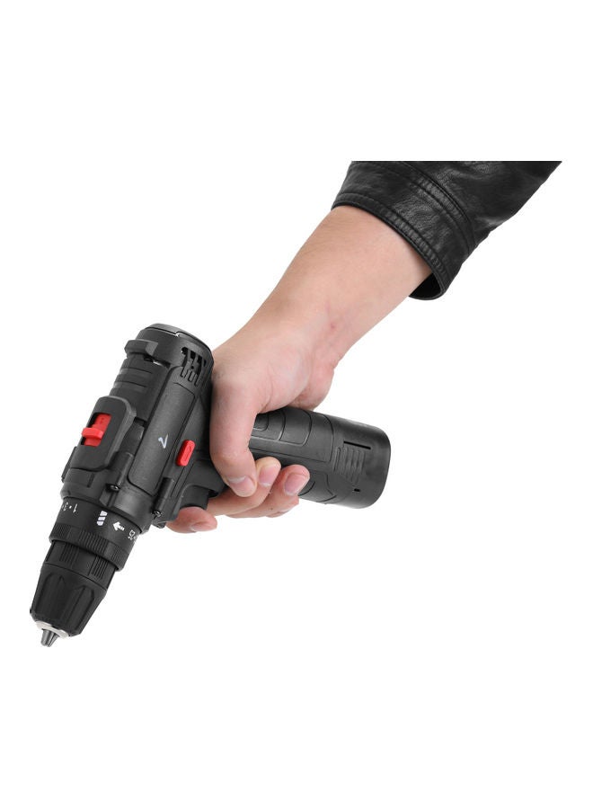 Generic Multifunctional Electric Drill Set Black/Silver/Red  - Image 3