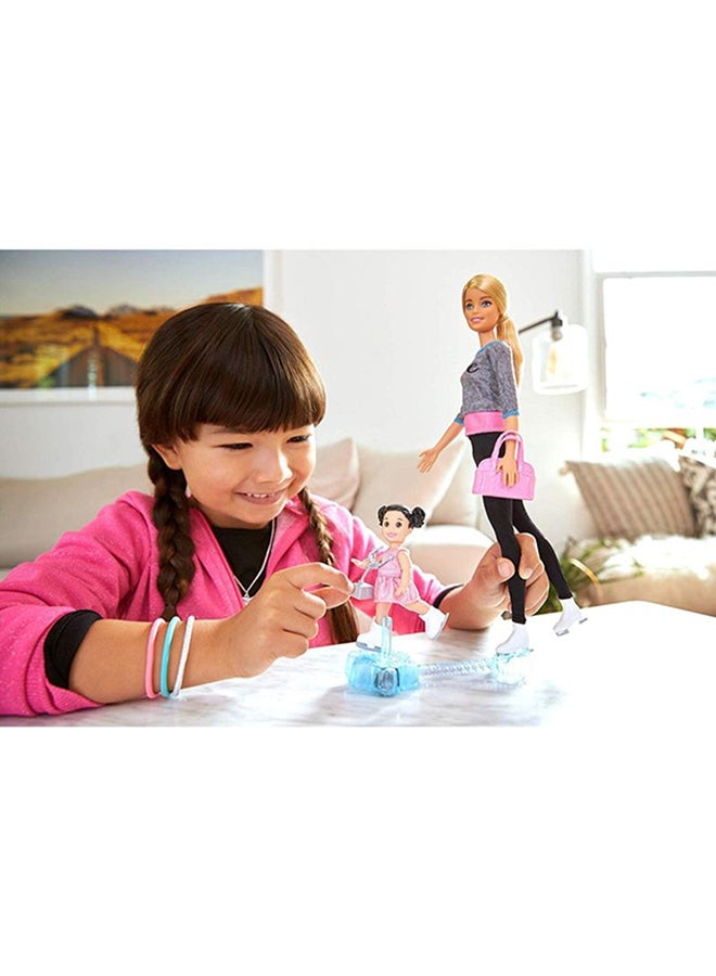 Barbie - Ice Skating Coach Doll Playset 21.6 x 6 x 32.4cm - Image 1