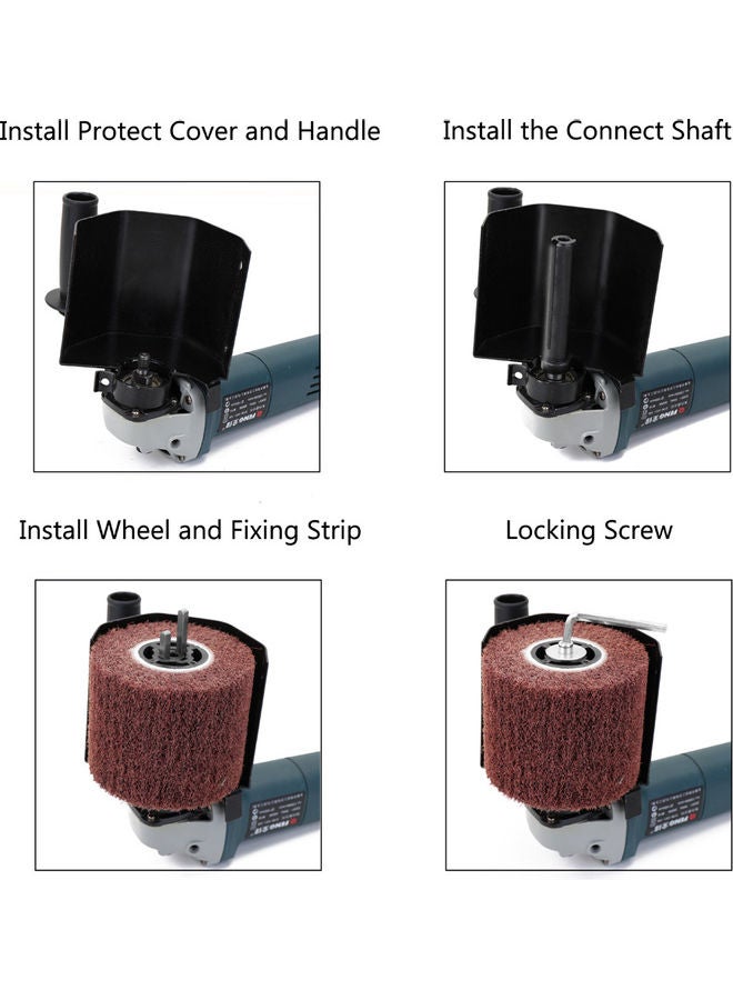 Multifunctional Angle Grinder Black/Red - Image 3