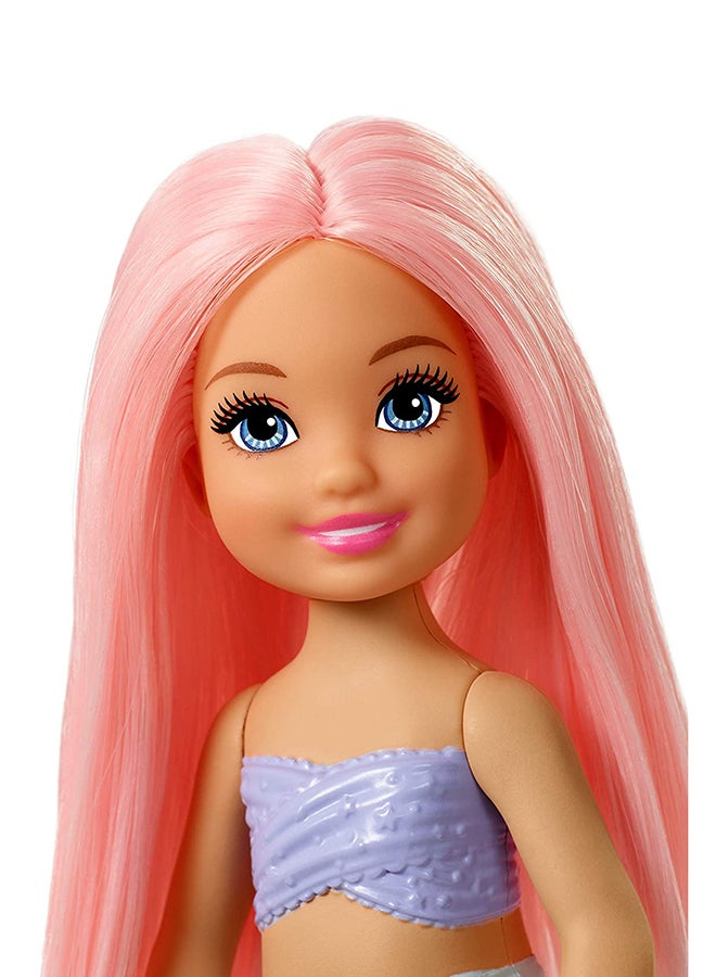 Barbie - Dreamtopia Chelsea Mermaid Dolls And Playset FXT20 12.7x38.1x38.1cm - Image 1