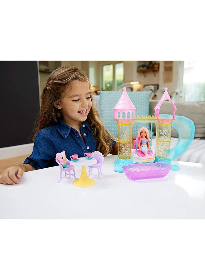 Barbie - Dreamtopia Chelsea Mermaid Dolls And Playset FXT20 12.7x38.1x38.1cm - Image 1