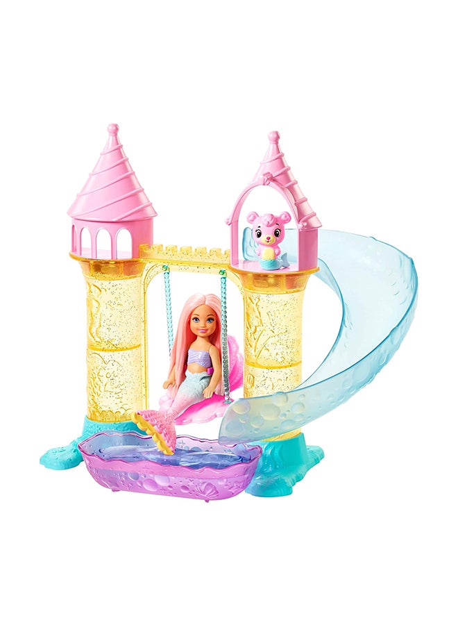 Barbie - Dreamtopia Chelsea Mermaid Dolls And Playset FXT20 12.7x38.1x38.1cm - Image 1