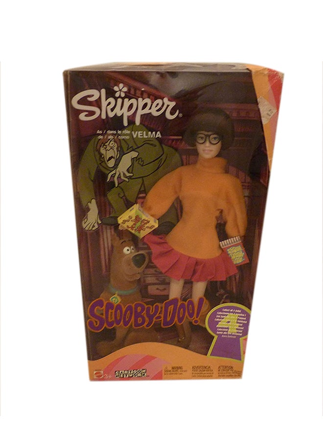 Barbie - Scooby-Doo Skipper Velma Doll With Dog ‎33.02 x 18.03 x 5.84cm - Image 1