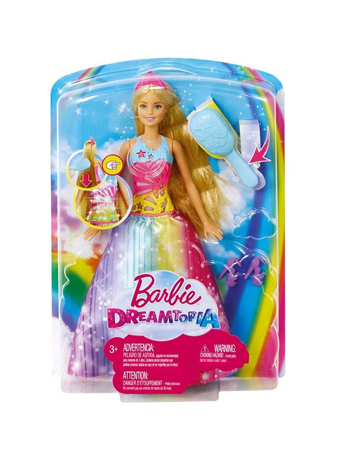 Barbie Dreamtopia Brush N Sparkle Princess Fashion Doll With Accessories ‎6.35 x 22.86 x 32.39cm - Image 1