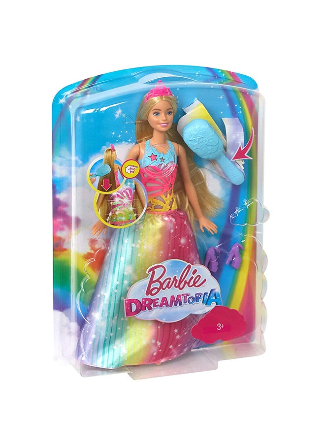 Barbie Dreamtopia Brush N Sparkle Princess Fashion Doll With Accessories ‎6.35 x 22.86 x 32.39cm - Image 2