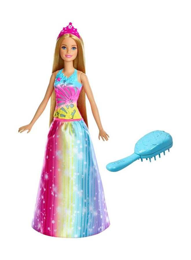 Barbie Dreamtopia Brush N Sparkle Princess Fashion Doll With Accessories ‎6.35 x 22.86 x 32.39cm - Image 3