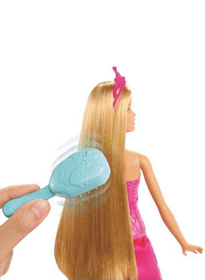 Barbie Dreamtopia Brush N Sparkle Princess Fashion Doll With Accessories ‎6.35 x 22.86 x 32.39cm - Image 4