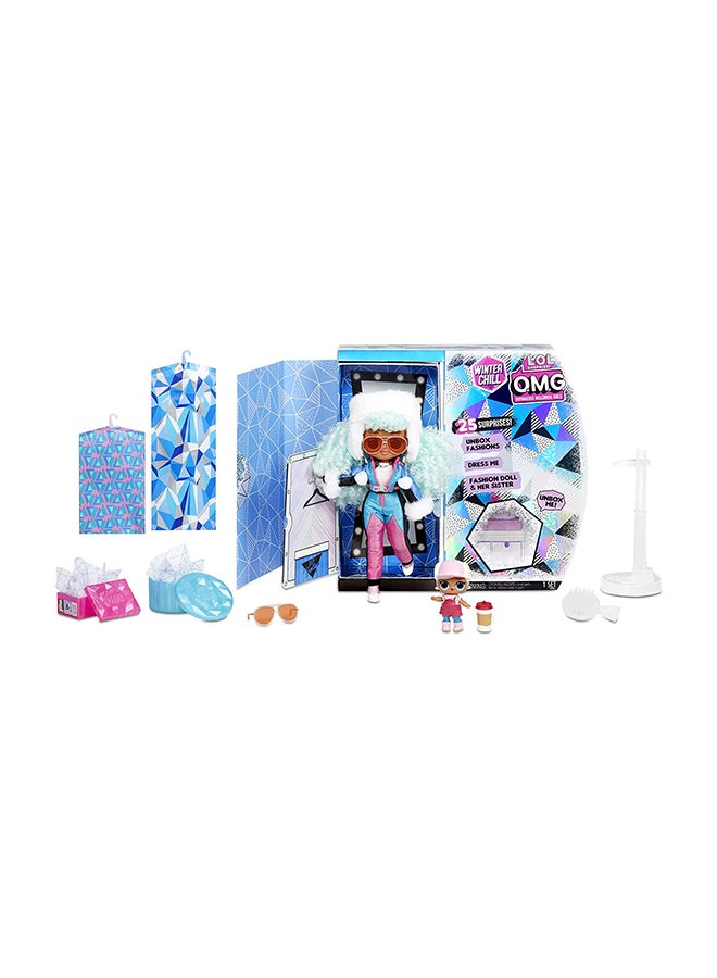 Lol Surpise - O.M.G. Winter Chill Fashion Doll And Brrr B.B. Doll 3 x 12.25 x 12inch - Image 1