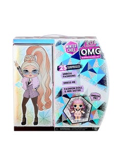 O.M.G. Winter Chill Big Wig Fashion Doll And Madame Queen Doll With 25 Surprises 5 x 20 x 12inch