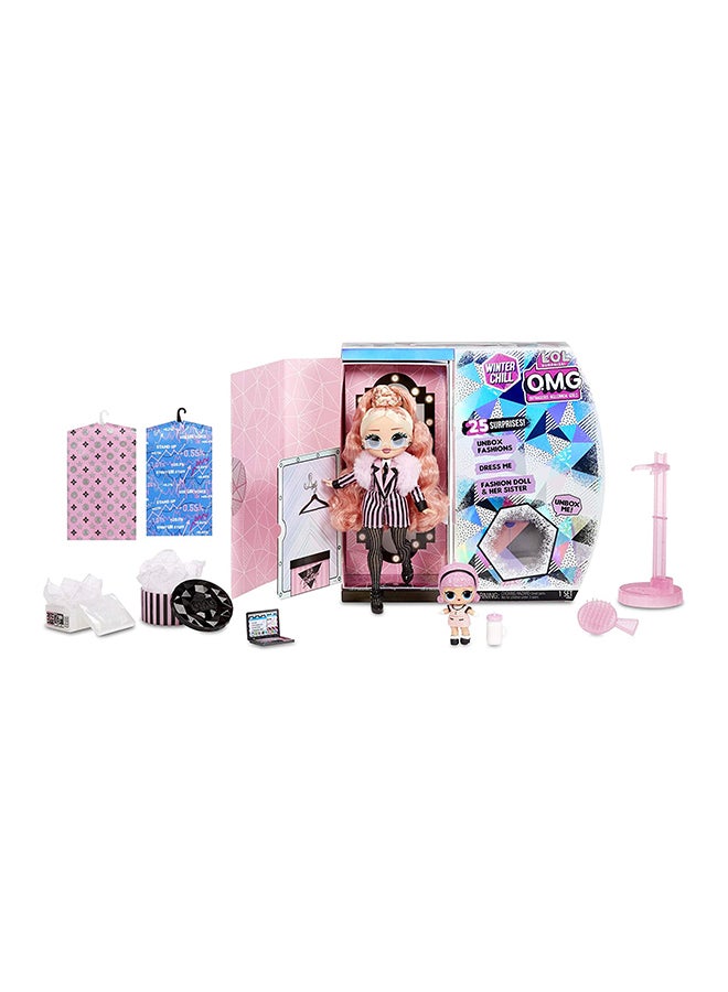 L.O.L. SURPRISE! - O.M.G. Winter Chill Big Wig Fashion Doll And Madame Queen Doll With 25 Surprises 5 x 20 x 12inch - Image 1