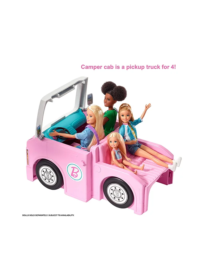 Barbie 60-Piece 3-In-1 Dreamcamper 8.6 x 22.3 x 11.4cm