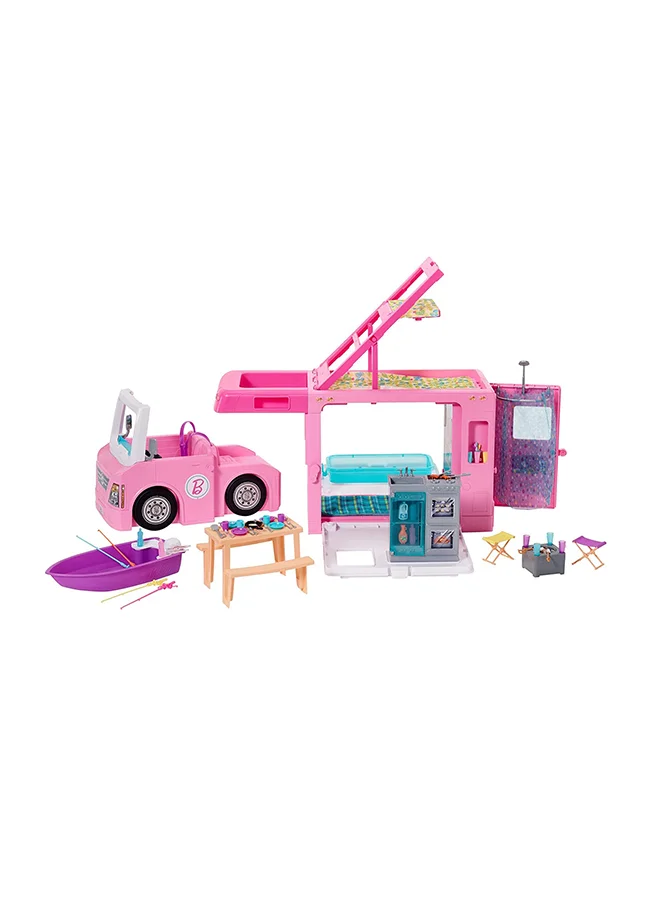 Barbie 60-Piece 3-In-1 Dreamcamper 8.6 x 22.3 x 11.4cm
