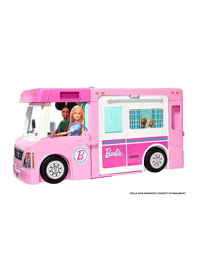 Barbie 60-Piece 3-In-1 Dreamcamper 8.6 x 22.3 x 11.4cm